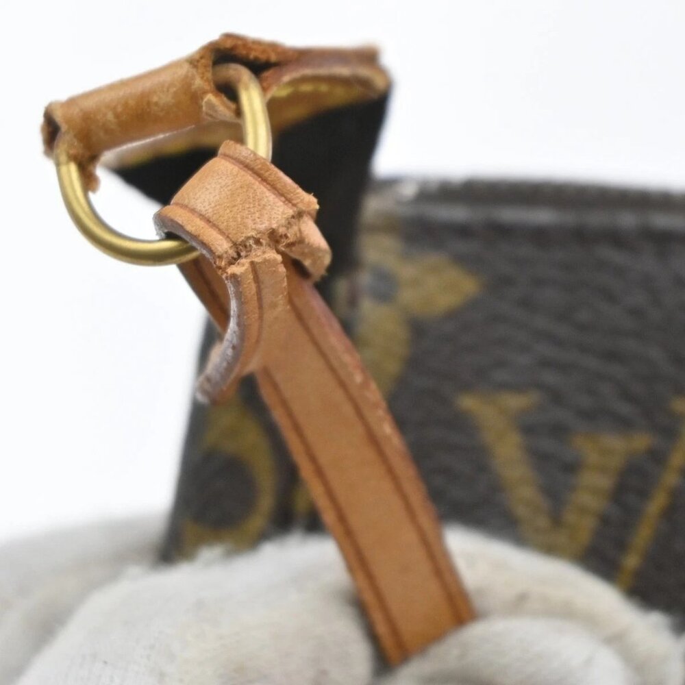 LOUIS VUITTON Pochette Accessoires Hand Bag Monogram Leather BN M51980 34MA288 - Picture 7 of 16